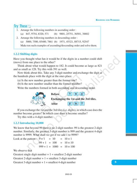 Ncert Book For Class 6 Maths Chapter 1 Knowing Our Numbers Indcareer