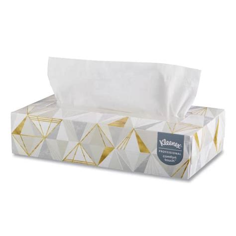 Kleenex White Facial Tissue 2 Ply Pop Up Box 125 Sheets Per Box 48