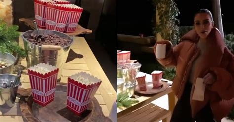 Kim Kardashian Shades Kourtney For Serving Sugary Candy At Swanky Movie Night Metro News