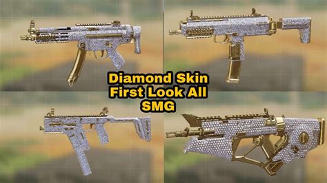 All Smg Diamond Camo First Look In Cod Mobile Dimond Skin Youtube