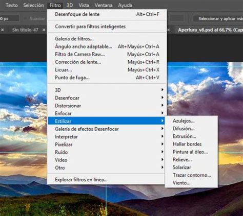 Cómo aplicar filtros en Photoshop