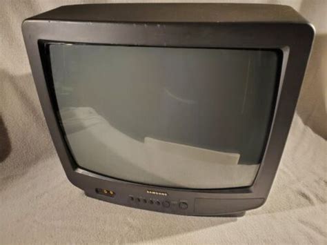 Vtg Samsung Crt Tv Television Retro Gaming Model Txd