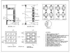 Ideas De Aberturas Aberturas Bloques Cad Autocad