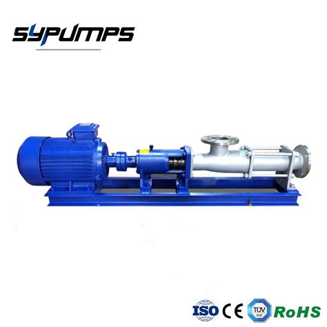 High Viscosity Liquid Positive Displacement Rotary Progressive Cavity