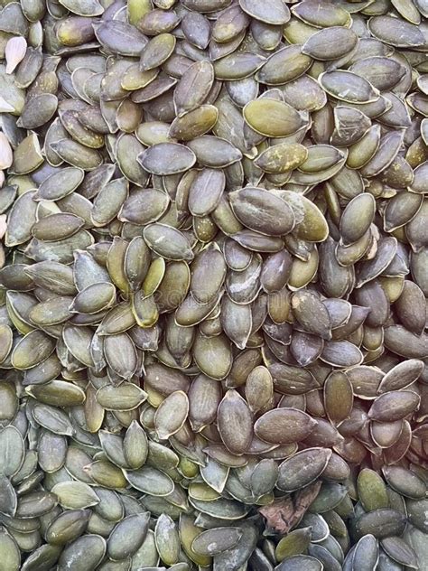 Bottom With Peeled Pumpkin Seeds Texture Stock Image Image Of Organic