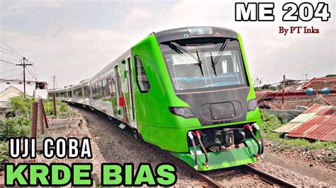 UJI COBA INKA KRDE ME204 BIAS LINTAS MADIUN MALANG JPL 71 Jodipan