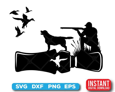 Duck Hunting Svg Hunting Svg Artsy Style Duck Hunting Etsy