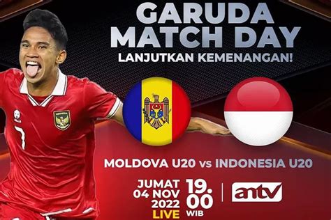 Jadwal Acara Antv Jumat November Live Laga Moldova U Vs