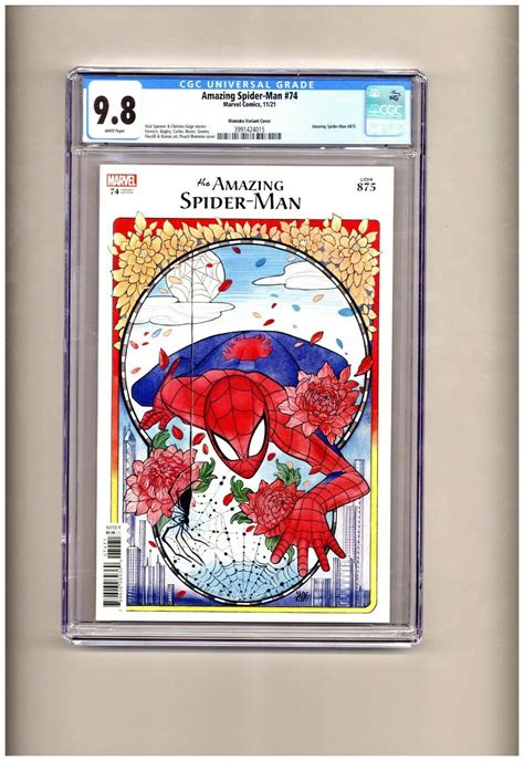 Amazing Spiderman Peach Momoko Variant Cgc Gorgeous Slab White