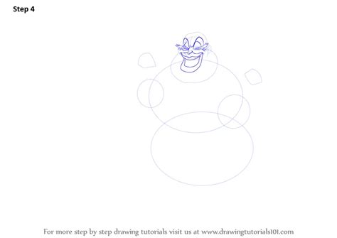 Learn How to Draw Ursula from The Little Mermaid (The Little Mermaid) Step by Step : Drawing ...