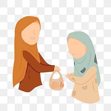 Alm Clipart Vector Illustration Of Alms In The Month Ramadan Sedekah