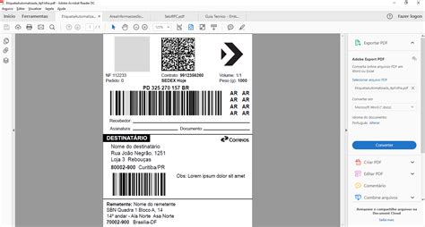 Zebra Etiqueta Sedex Acbrserial Projeto Acbr