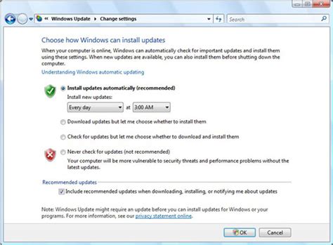 Change Windows Update Settings - dummies