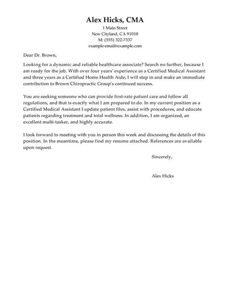 Best Healthcare Support Cover Letter Examples Livecareer