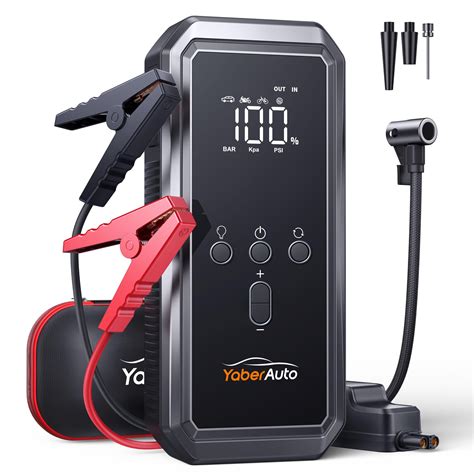 Amazon Portable Car Jump Starter With Air Compressor Yaberauto