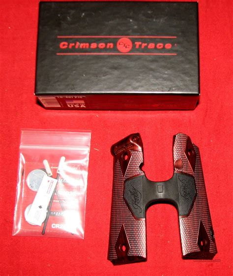 Kimber 1911 Crimson Trace Full Size Rosewood Laser Grips For Sale