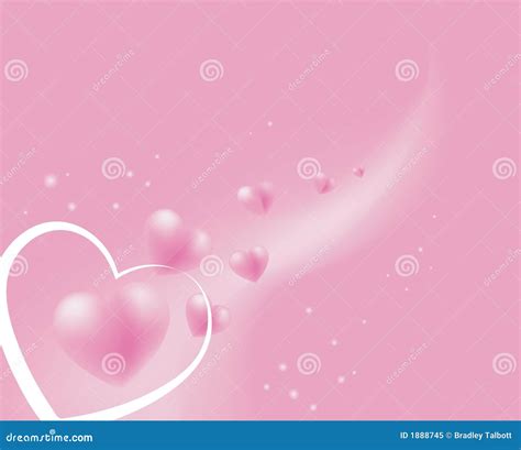 Floating Soft Pink Hearts Stock Vector Illustration Of Infatuation