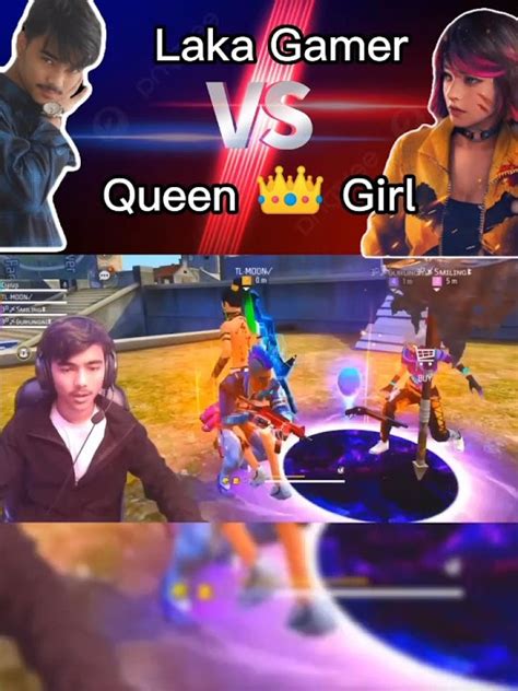 Laka Gamer Vs V Queen 👑 Girl Sorry Laka Gaming I Use Your Vdo Clips