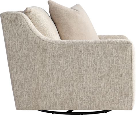 Bernhardt Living Living Room Gabi Fabric Swivel Chair P7082sa Klingmans