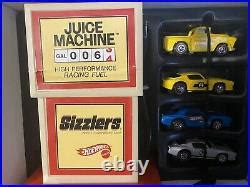 Car Track Set 2006 Hot Wheels SIZZLERS Fat Track Giant O Race Set Unopened Bonus