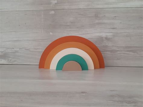 Arco Íris de Mesa em mdf 5 Arcos Cores Personalizadas no Elo7