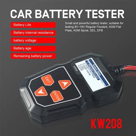 Battery Tester 12v 100 2000cca Cranking Charging A Grandado