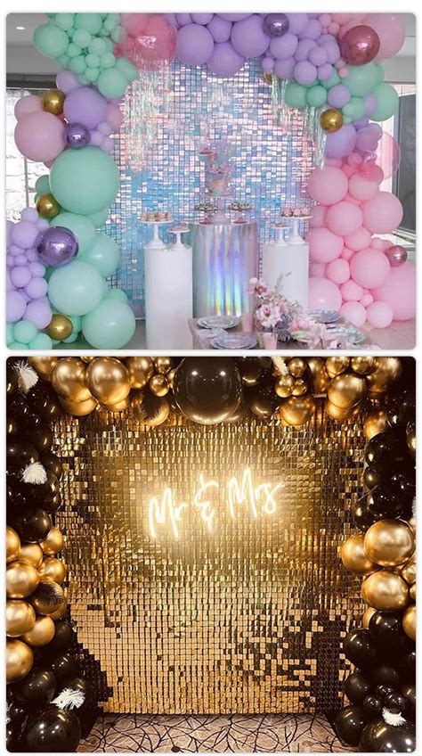 Sequin Backdrop Panel Wall Shimmer Backdrop Backdrop Wedding Decoration ...