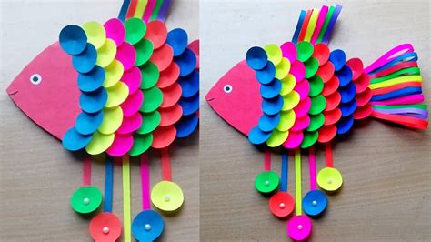 How To Make A Cute Paper Fish Not Origami Step By Step Tutorial Fish