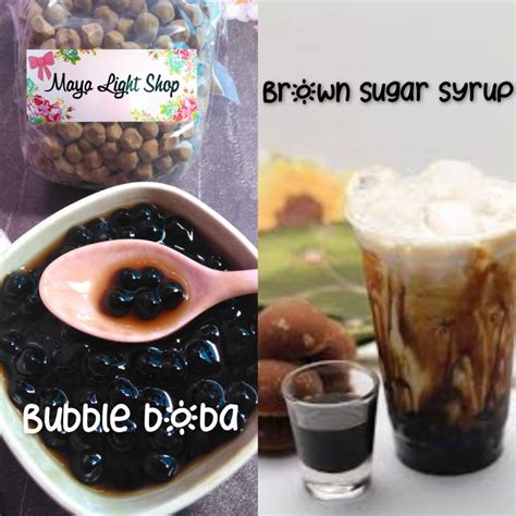 Jual Brown Sugar Syrup Ml Bubble Boba Tapioca Pearl Gula Merah Sirup