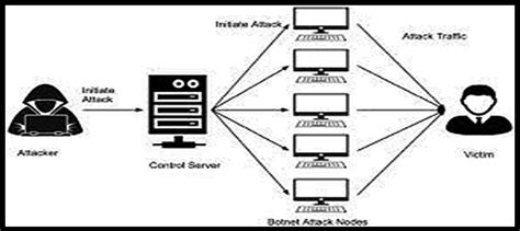 Graphical representation of a Botnet attack. 19 | Download Scientific ...