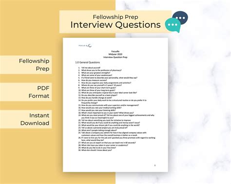 PharmD Pharmaceutical Industry Fellowship Prep | Interview Questions