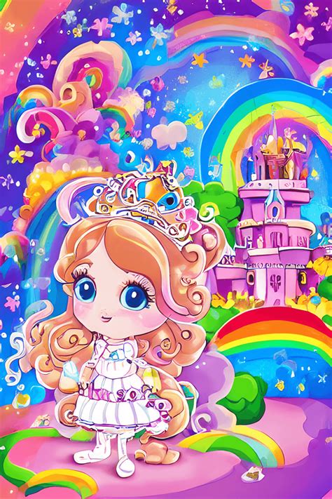 Kawaii Princess Cartoon Illustration · Creative Fabrica