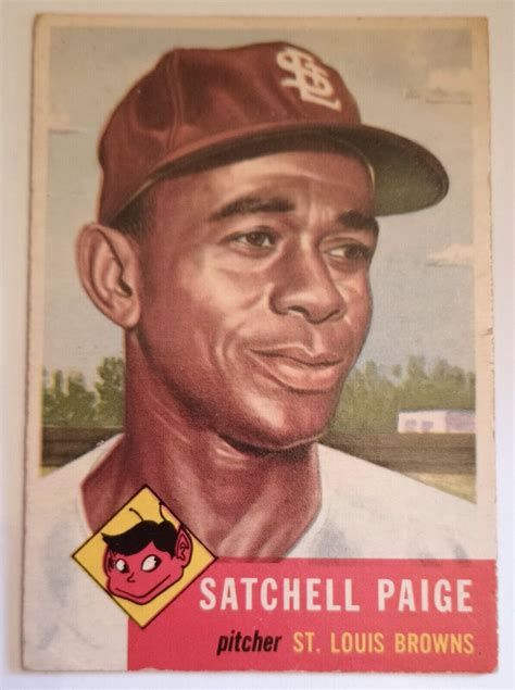 1953 Topps Satchel Paige 220 In Good Shape EBay