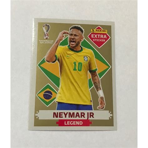 Figurinha Neymar Legend Gold Escorrega O Preço