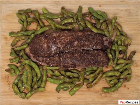 Five Spice Pork Tenderloin With Roasted Edamame Recipe Yeprecipes