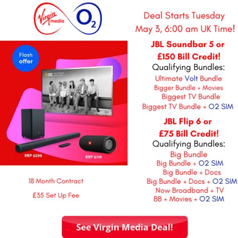 Virgin Media Jbl Deal London Broadband Uk Deals