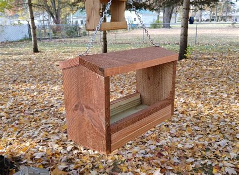 Cedar Bird Feeders Etsy