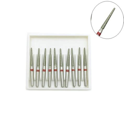 Pcs Pack Dental Diamond Burs Drill For Dentistry Handpiece Handle