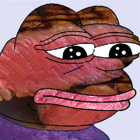 Rare Meat Pepe One Upvote Kills Ten Vegans Gag