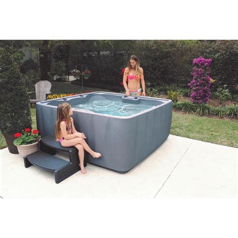 Aquarest Spas Elite 600 6 Person Plug And Play Hot Tub With 29 Stainless Jets Ozone And Led