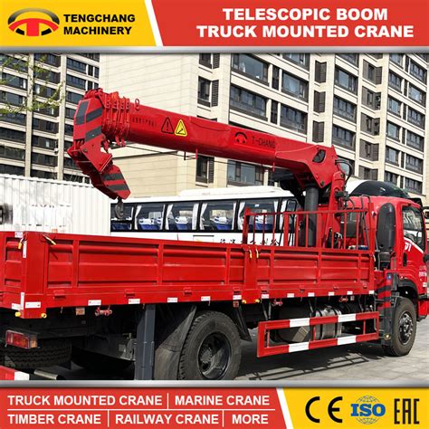 Factory 4 Ton 5 Ton 6 Ton Sqs200u 5 8 Ton 10 Ton 12 Ton 16 Ton New Truck Mounted Crane