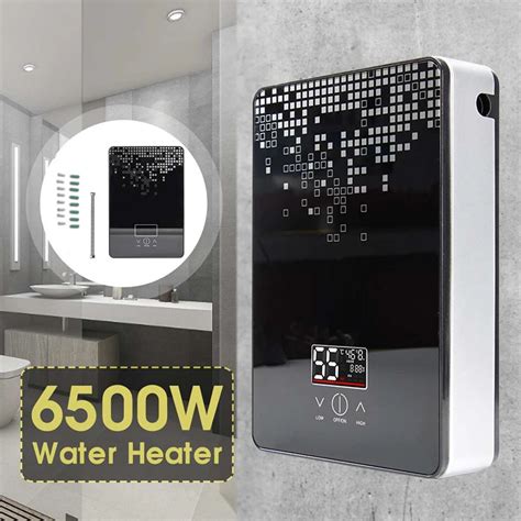 6500w Elétrica Aquecedor De Água Quente 220v Tankless Instantânea