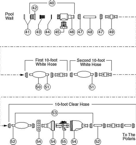 Repair Parts For The Polaris 380 Pool Cleaner Hose In The Swim