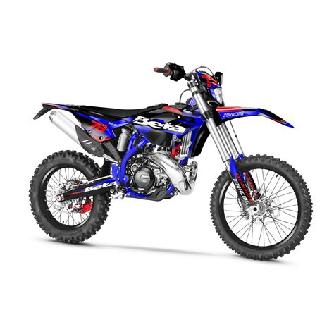 Kit déco 50cc BETA RR ENDURO 2DR4 BLUE RED