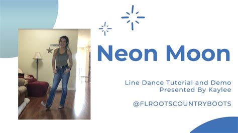 Neon Moon Beginner Line Dance Tutorial And Demo YouTube