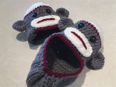 SOCK MONKEY SLIPPERS - Etsy