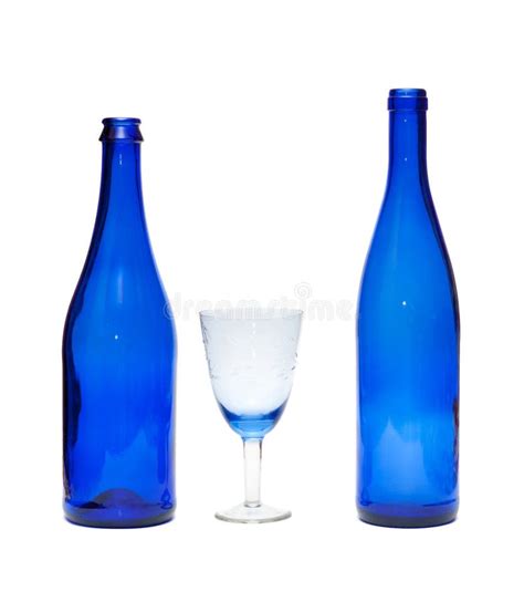 Red And Blue Glass Bottles Stock Image Image Of Bottle 12081383