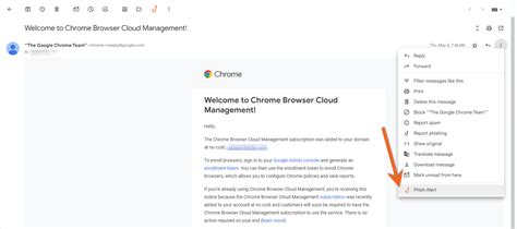 Phish Alert Button (PAB) in Gmail for Google Chrome Guide – Knowledge Base