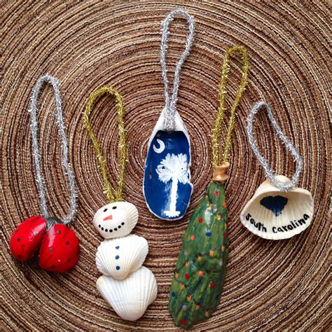 Seashell Christmas Ornaments Seashell Christmas Ornaments Nautical