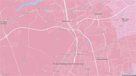 Tinton Falls, NJ Political Map – Democrat & Republican Areas in Tinton ...